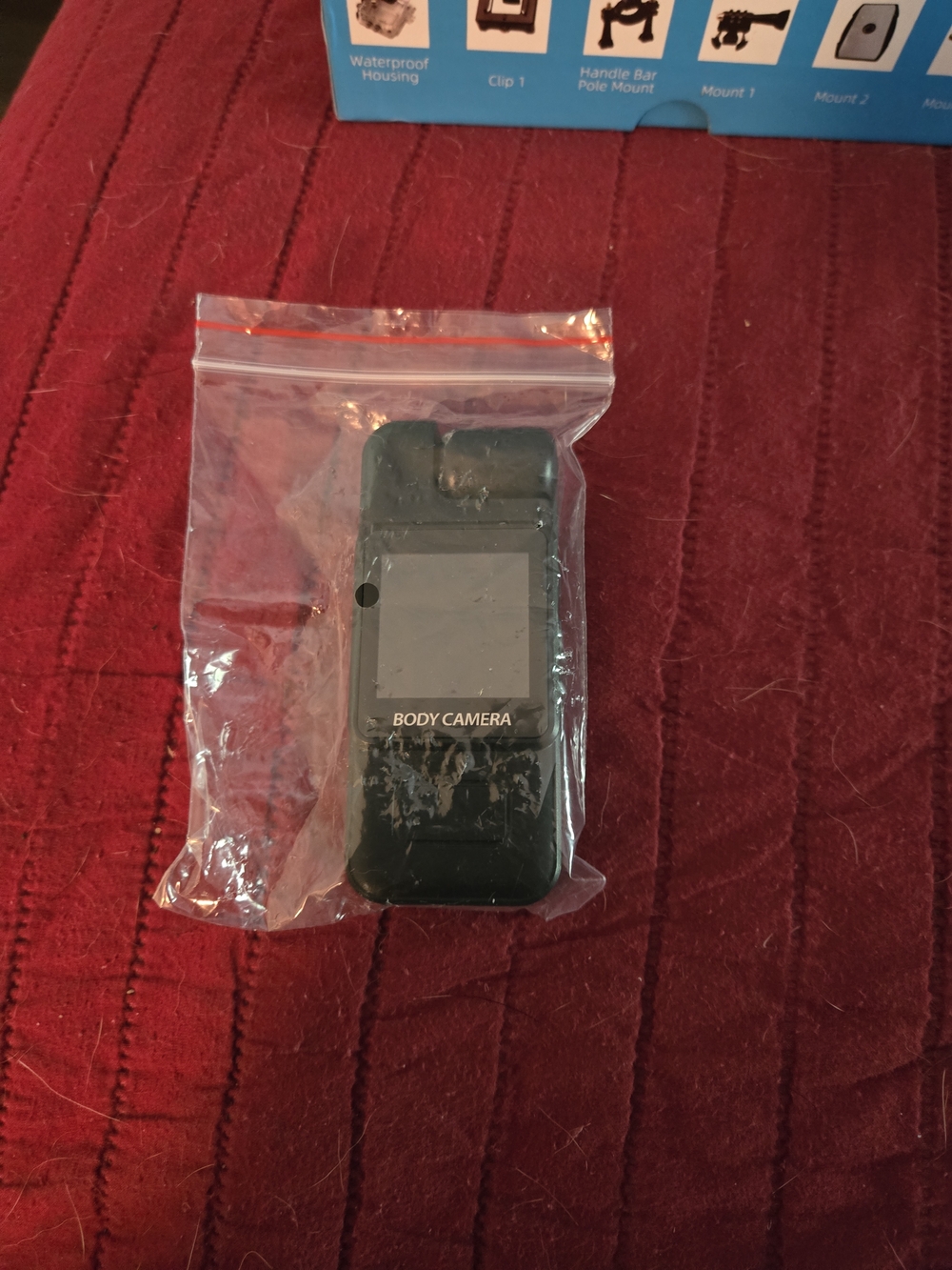 Source Unknown Black Clip-On Body Camera NWOT